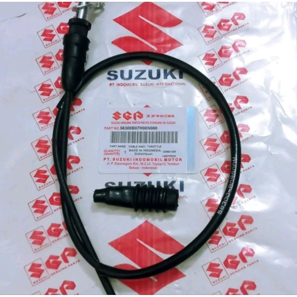 kabel gas motor Suzuki smash