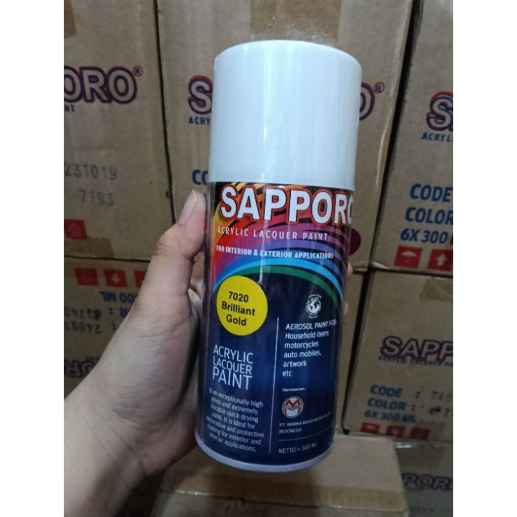 Sapporo Briliant gold 7020 Pilox aerosol 300ml