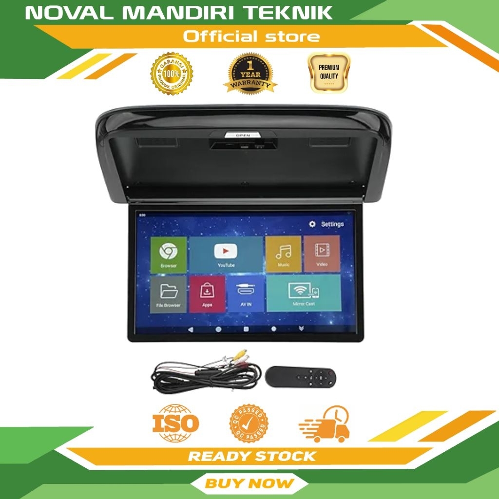 Roof Monitor Android 15.6" Alphard Vellfire | TV Plafon Mobil Full HD WiFi