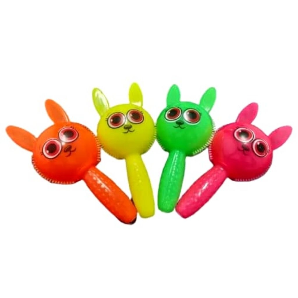 Mainan Ubur Panda Boneka Lampu dan Suara / Rubber Stick Panda Toys