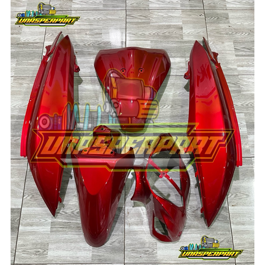 COVER BODY HALUS HONDA SPACY/SPACY FI WARNA MERAH MAZDA