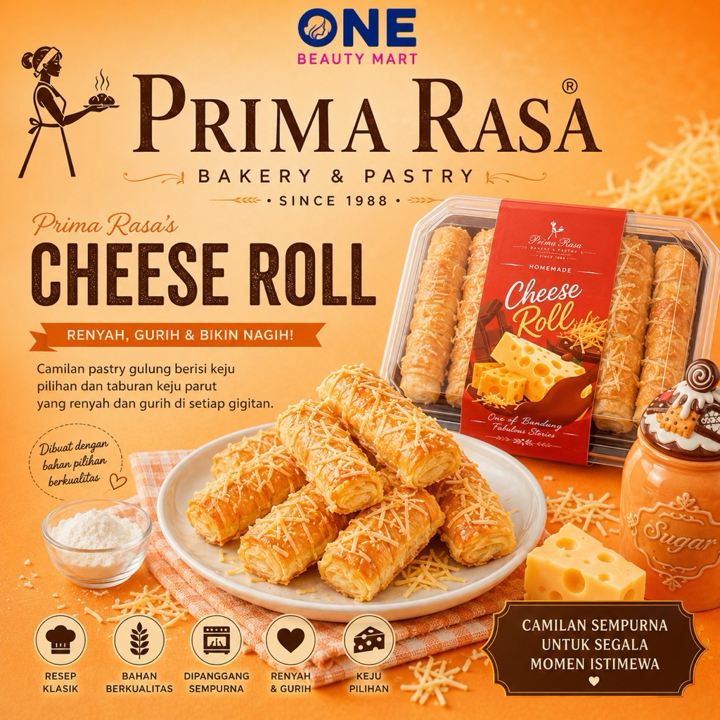 CHEESE ROLL PRIMARASA BANDUNG - CHEESE STICK PRIMA RASA BDG - BROWNIES PRIMARASA BOLEN KARTIKA SARI