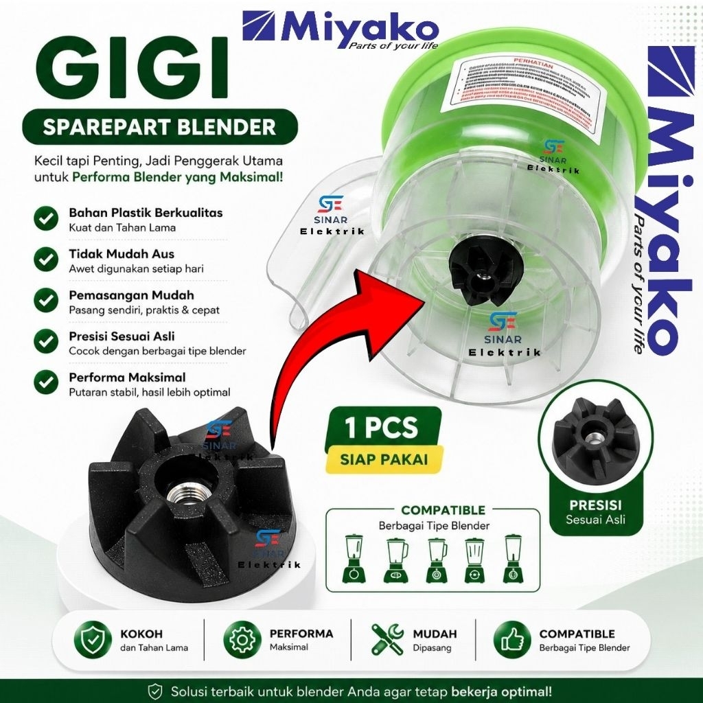Gigi Gear Karet Choper , Copel Chopper blender , daging , miyako , Gigi Karet penggiling Daging Miya
