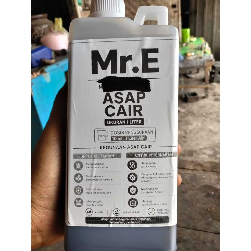 Asap Cair grade 3 penghilang bau amoniak dan pestisida organik