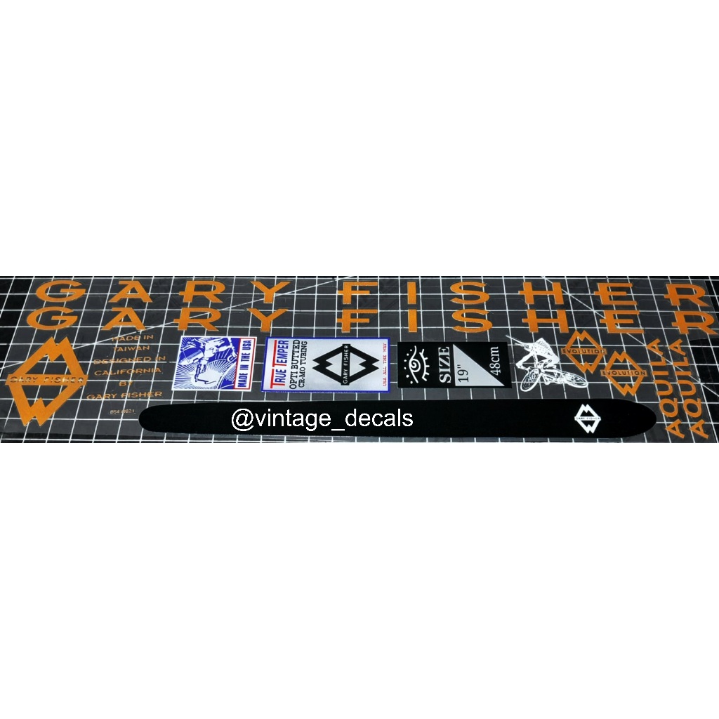 GARY FISHER AQUILA decals replacement