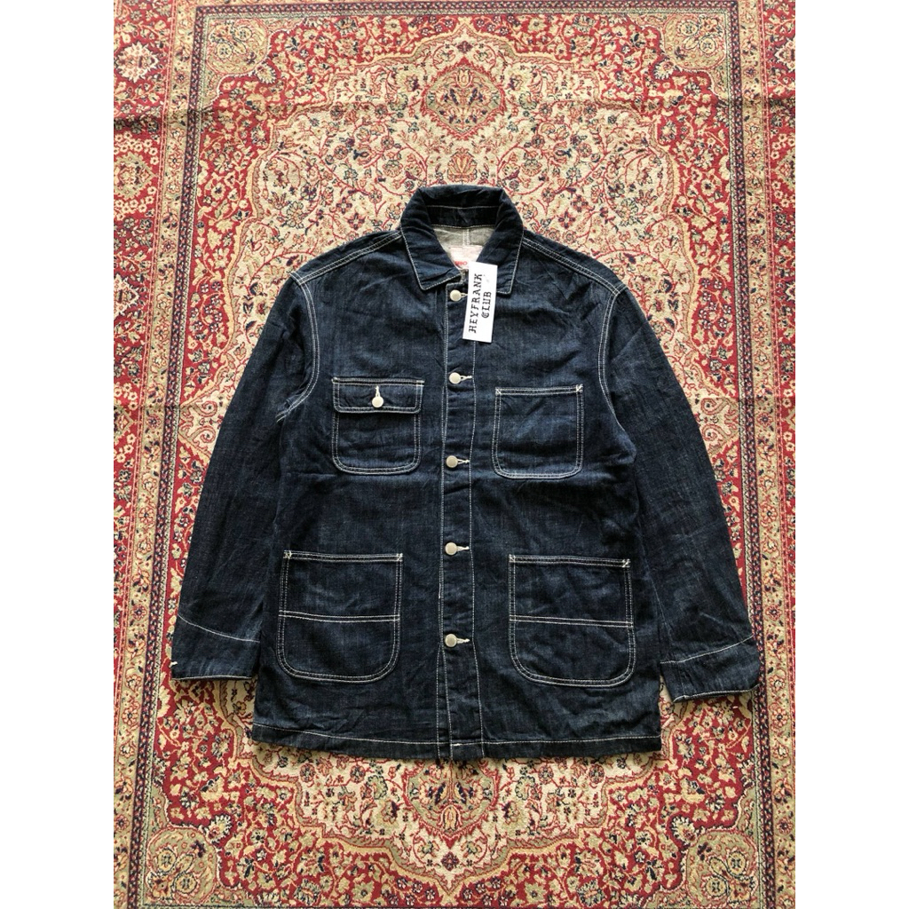 Spao for Men chore coat denim jacket Vintage denim coat jacket i440