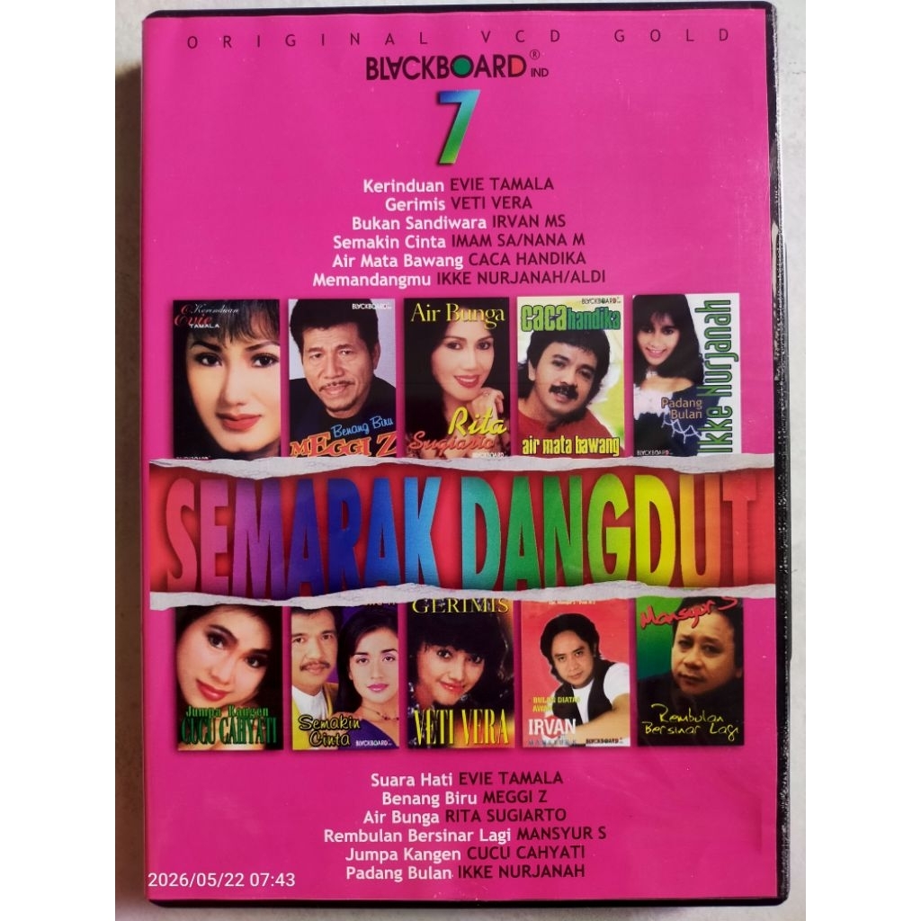 VCD Original SEMARAK DANGDUT 7