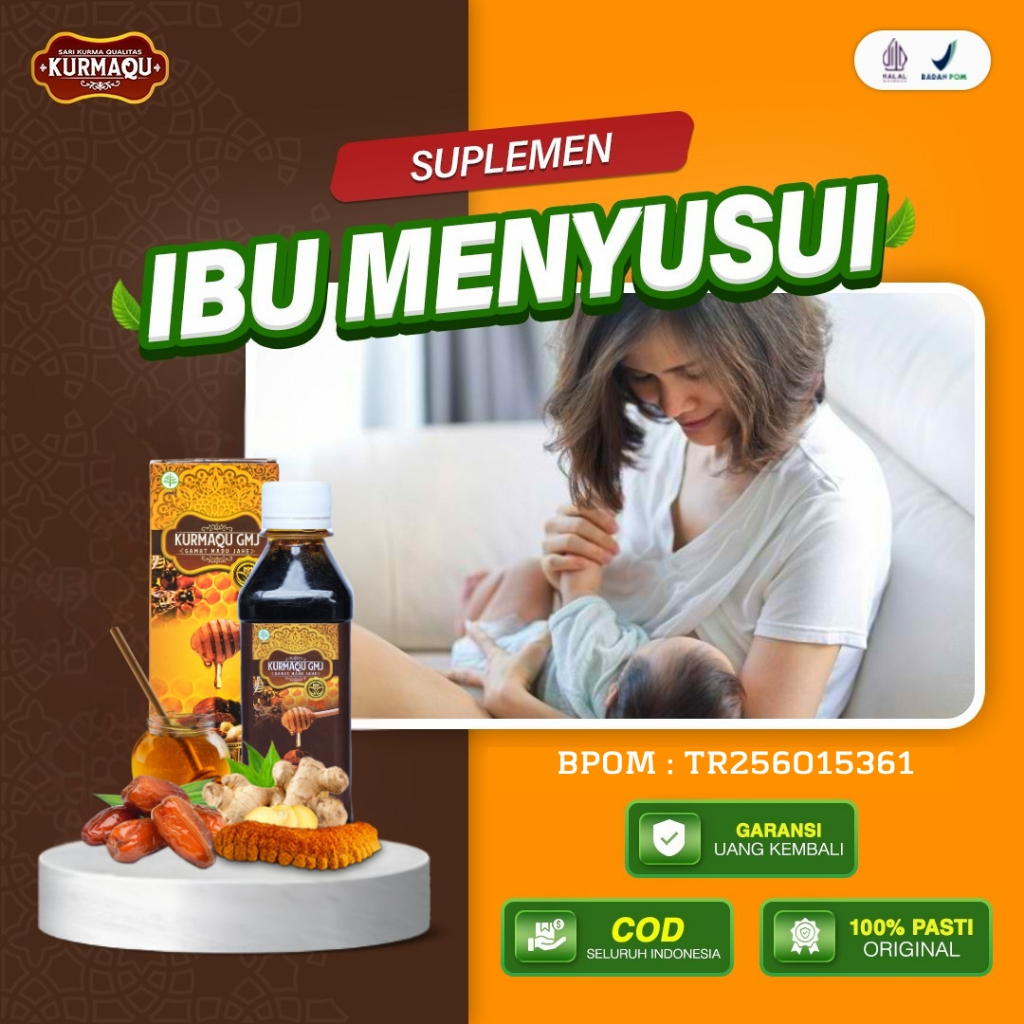 Suplemen Ibu Menyusui Madu Penambah Asi Obat Agar Tidak Mudah Lelah Penambah Nafsu Makan KurmaQu