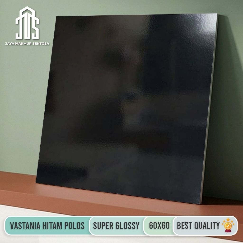 Granit Hitam Polos Glossy 60x60