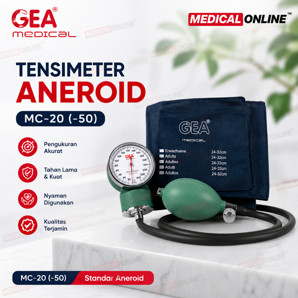 TENSIMETER ANEROID GEA MEDICAL TENSI METER SPYGMOMANOMETER MANUAL MEDICAL ONLINE MEDICALONLINE