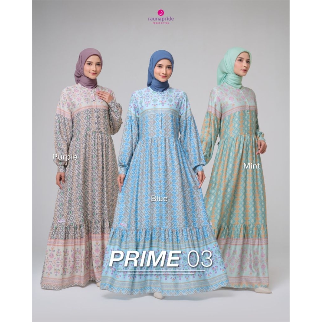 Prime 03 Series NEW by Raunapride/gamisrayon/gamis2026/gamis murah