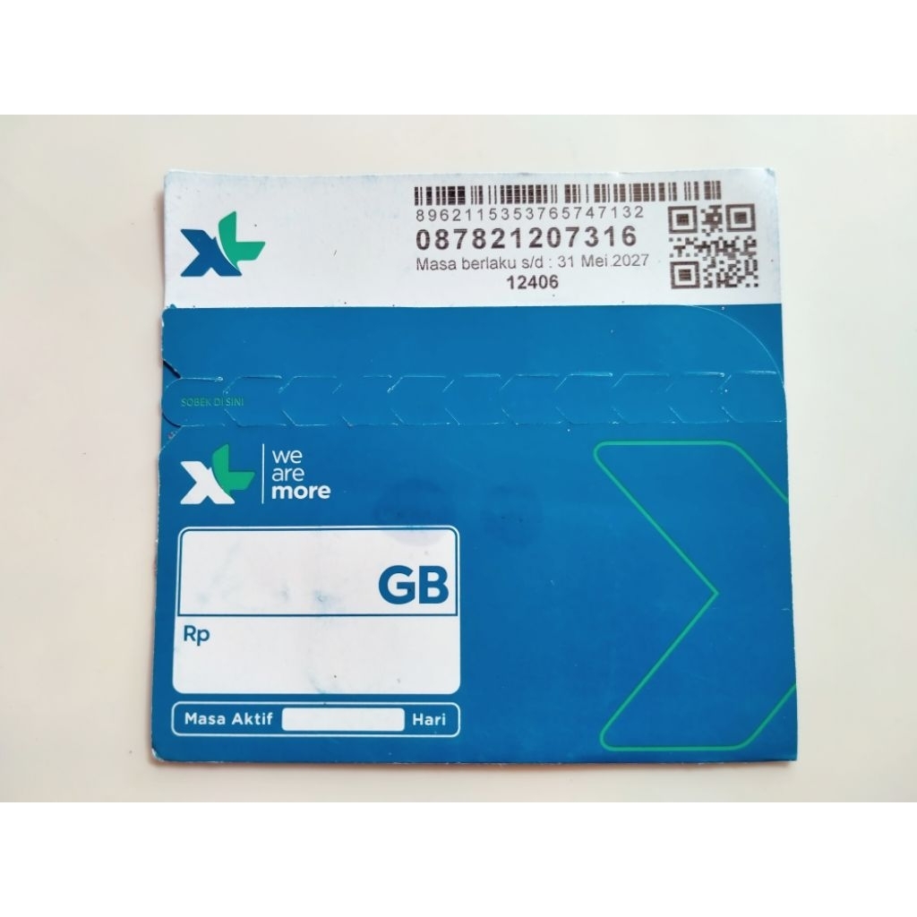 Kartu Perdana XL Bisa Langsung Registrasi tanpa injek Kuota