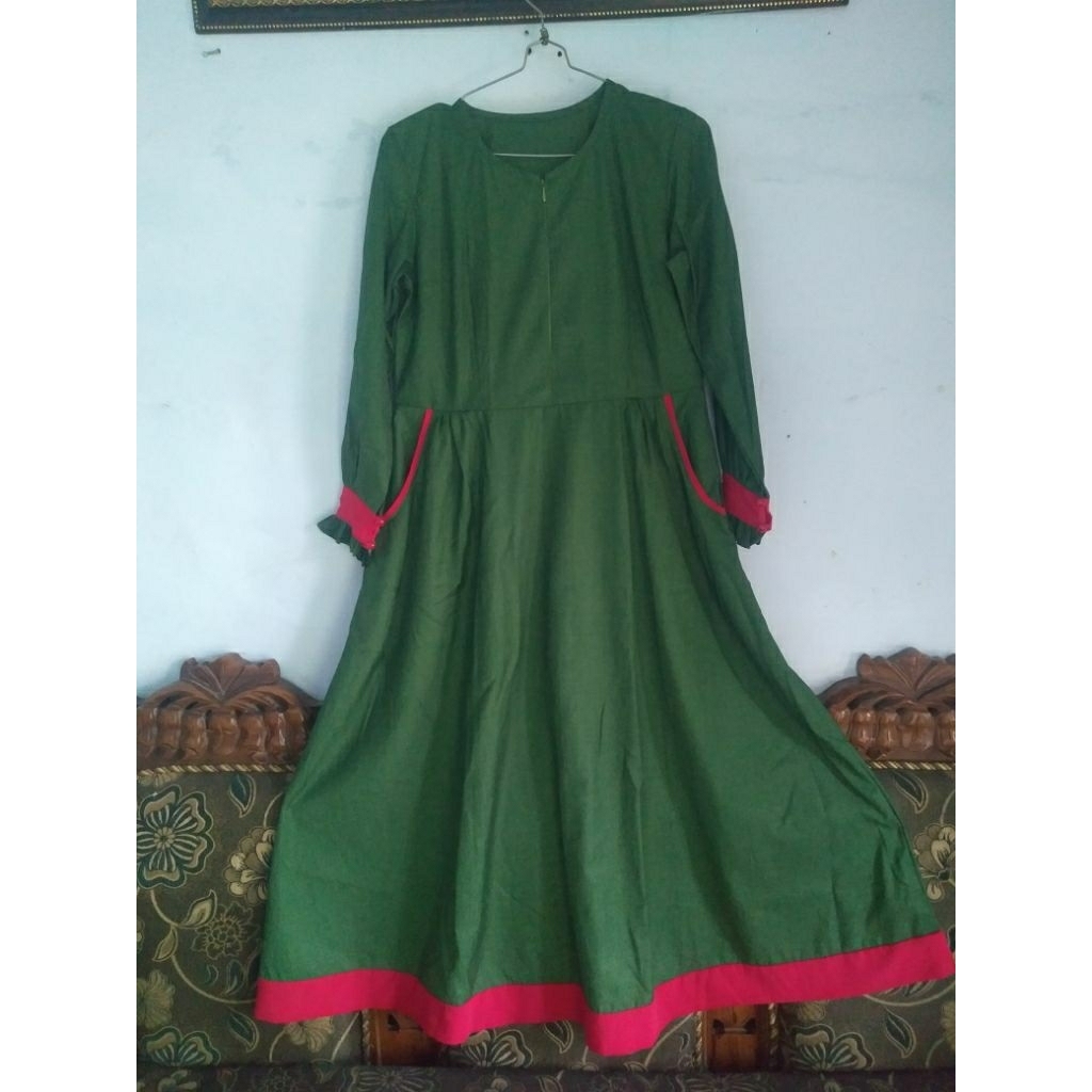 pl gamis katun tebal ld 102 pb 130