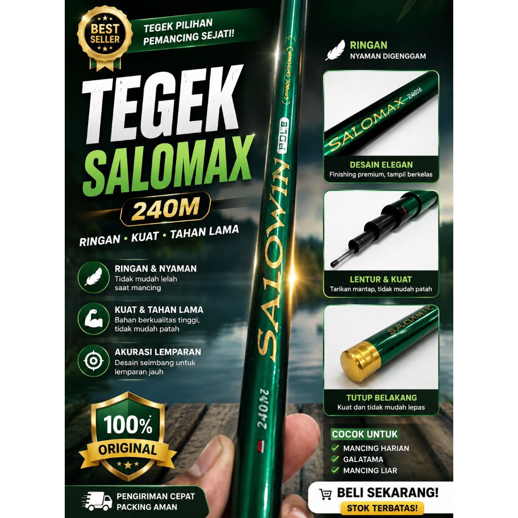 Tegek Salowin Panjang 240cm