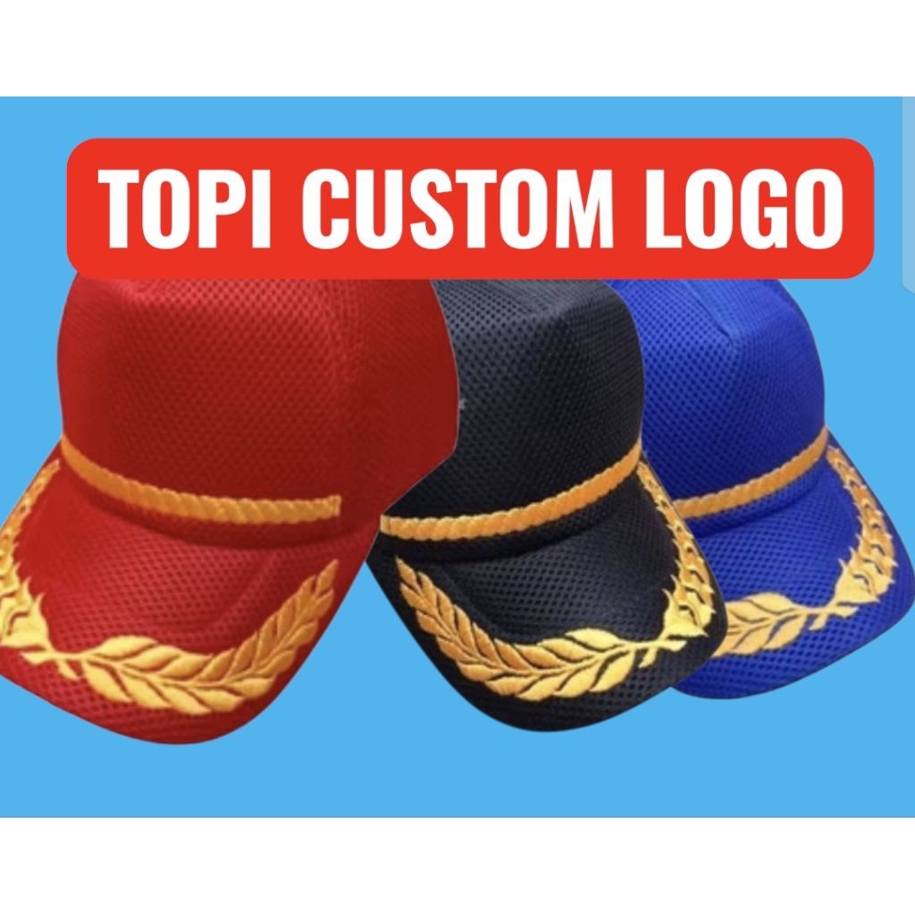 TOPI CUSTOM LOGO PRIBADI ( BORDIR)