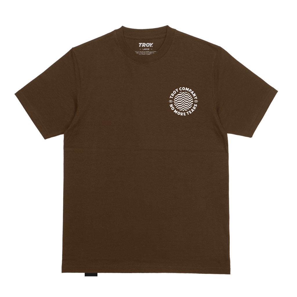 TROY COMPANY Kaos Pria Lengan Pendek - Waves of Calm Tshirt MTD 3369