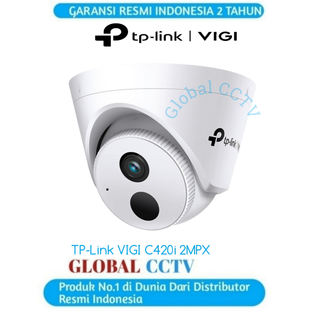 Kamera Jaringan IR Turret TP-Link VIGI C420I 2MP Indoor