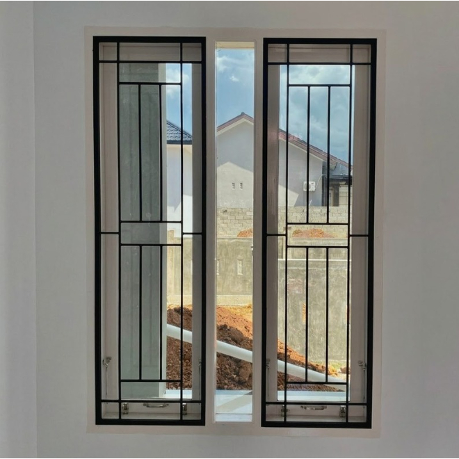 Teralis Jendela Minimalis Modern Besi Kokoh Custom Royalhadi Furniture