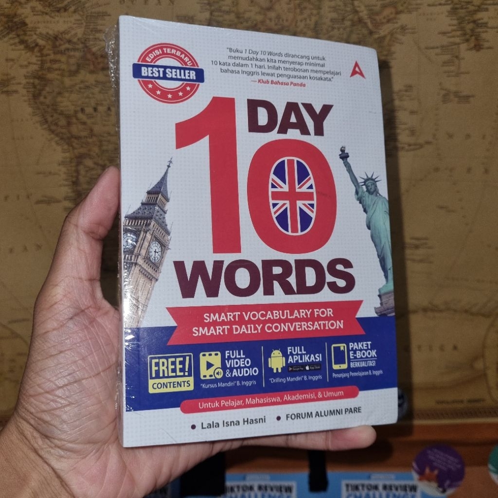 [buku ori] Buku Belajar Bahasa Inggris | 1 Day 10 Word | forum alumni pare