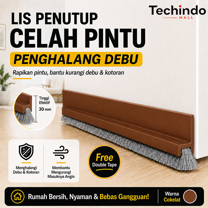 Lis Penutup Celah Pintu/Seal Penutup Celah Bawah Pintu/Bawah Pintu Door Bottom Seal 100cm
