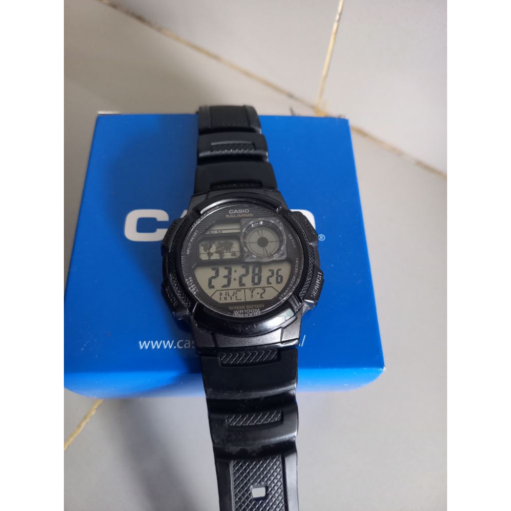 Jam Tangan Casio AE-1000W Original Seken