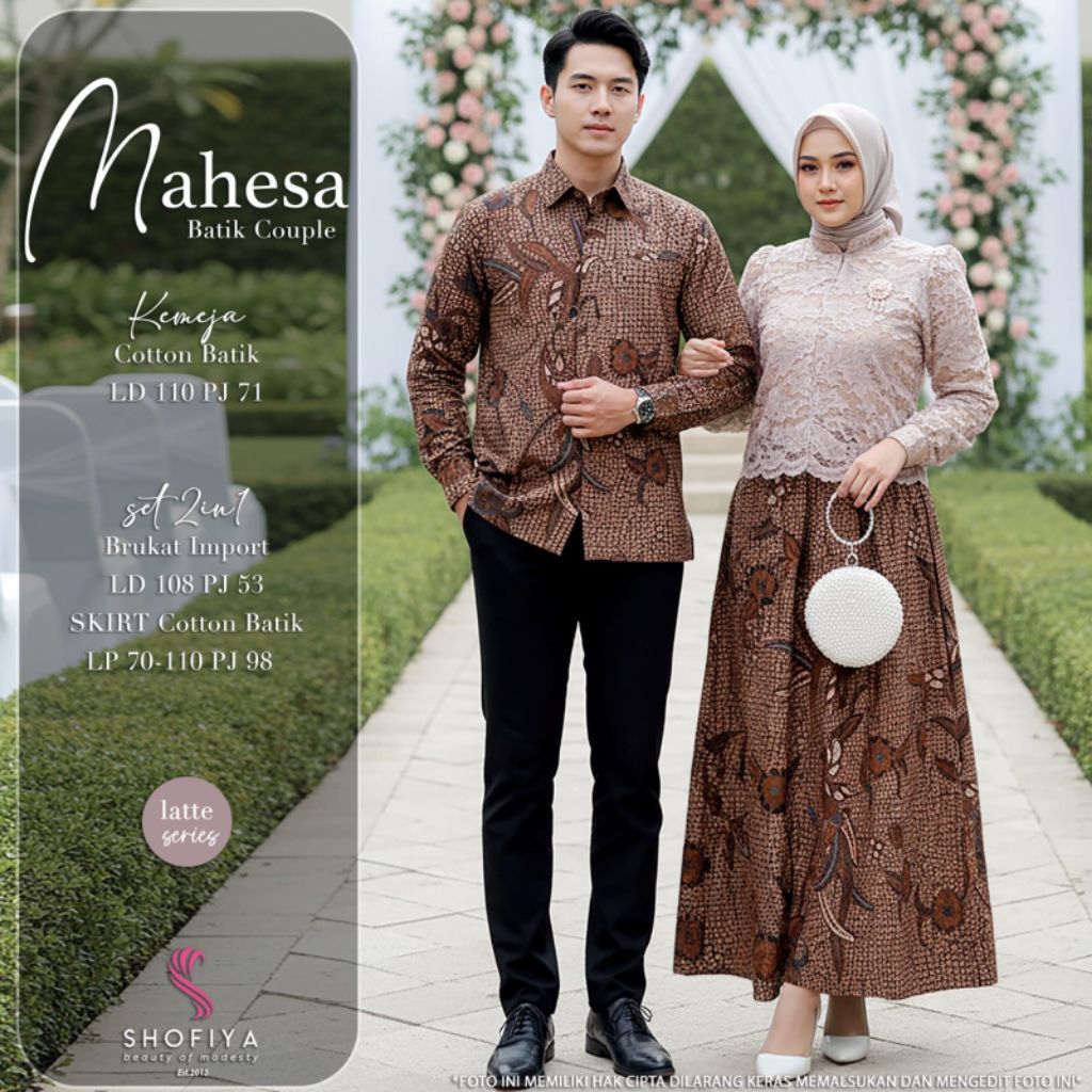 [ NEW ] SETELAN PRIA & WANITA MAHESA COUPLE BY SHOFIYA // FASHION MUSLIM// BALTIC  SET BY AMELIA