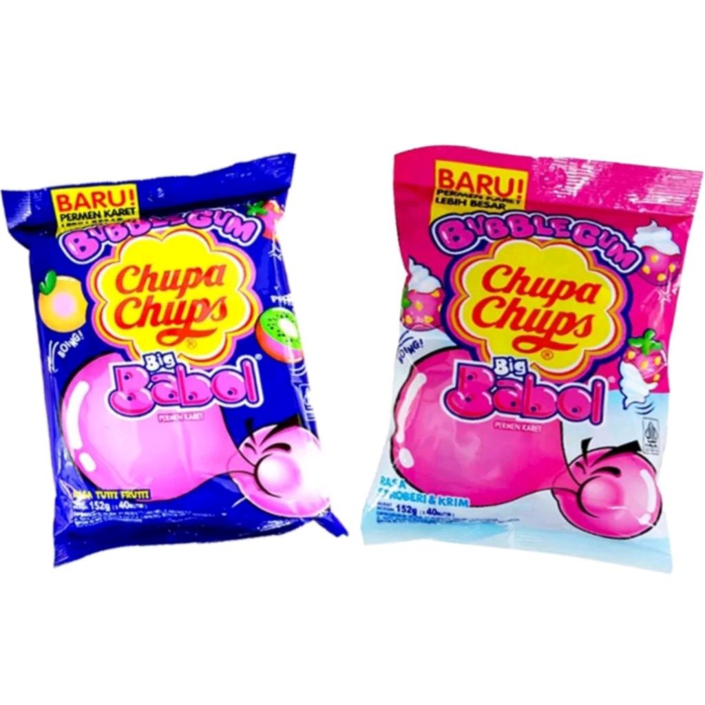 PERMEN KARET BIG BABOL CHUPA CHUPA RASA ANEKA BUAH & STRAWBERRY