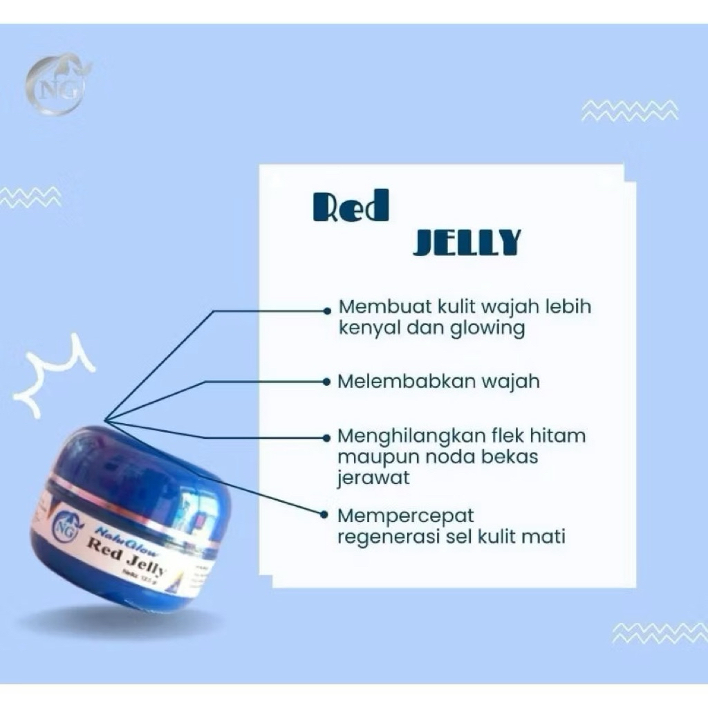 RED JELLY NALU GLOW / RED JELLY NALU GLOW ORIGINAL BPOM