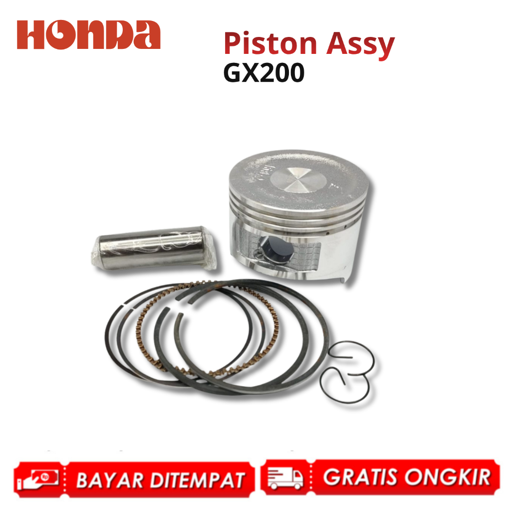 GX200 Piston Assy Honda mesin penggerak