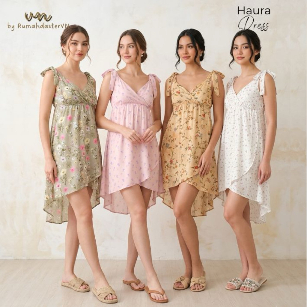 RumahdasterVN - Haura Dress | Daster Sexy Tali Kekinian Busui