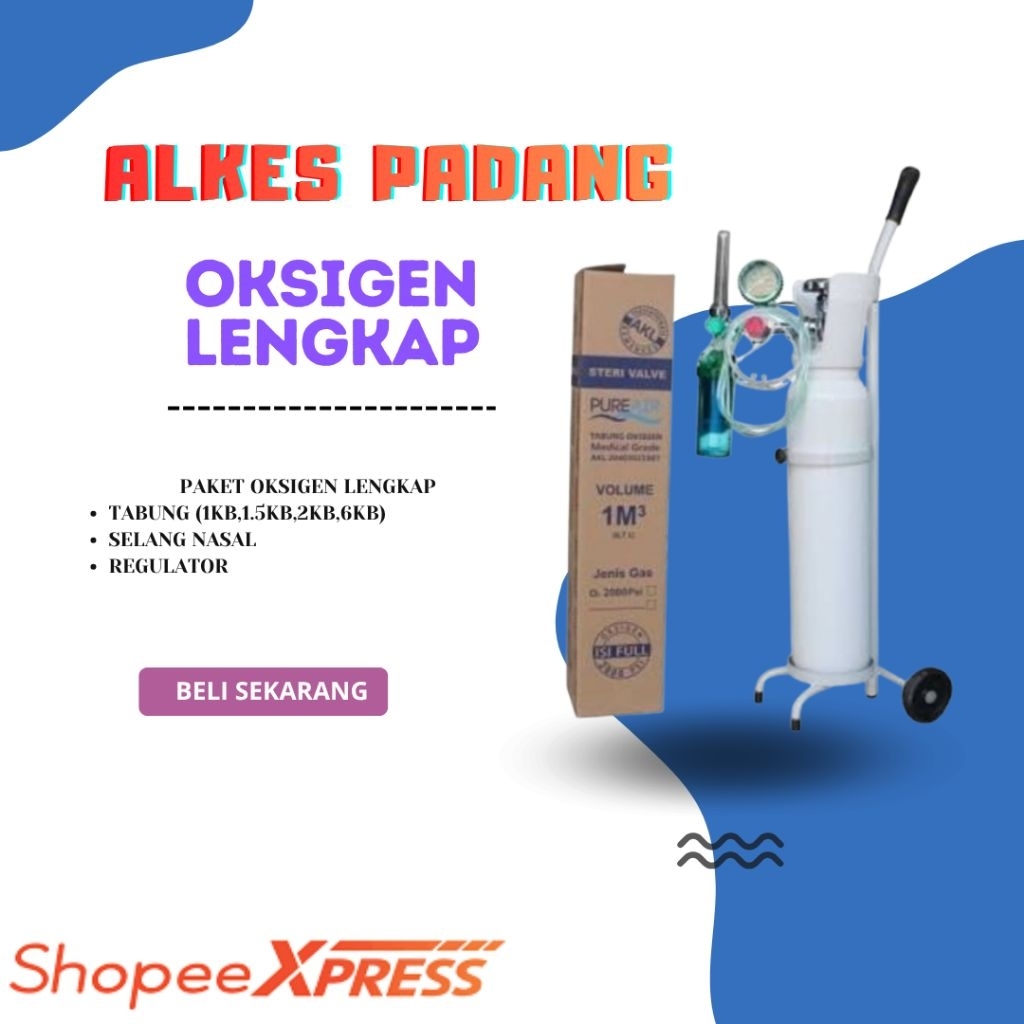 Paket lengkap Tabung oksigen Im3