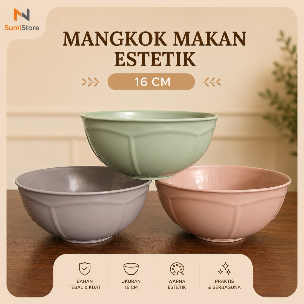 (12pcs) Mangkok Plastik Bakso/ Mangkok Sup/ Mangkok Hidangan prasmanan mamie