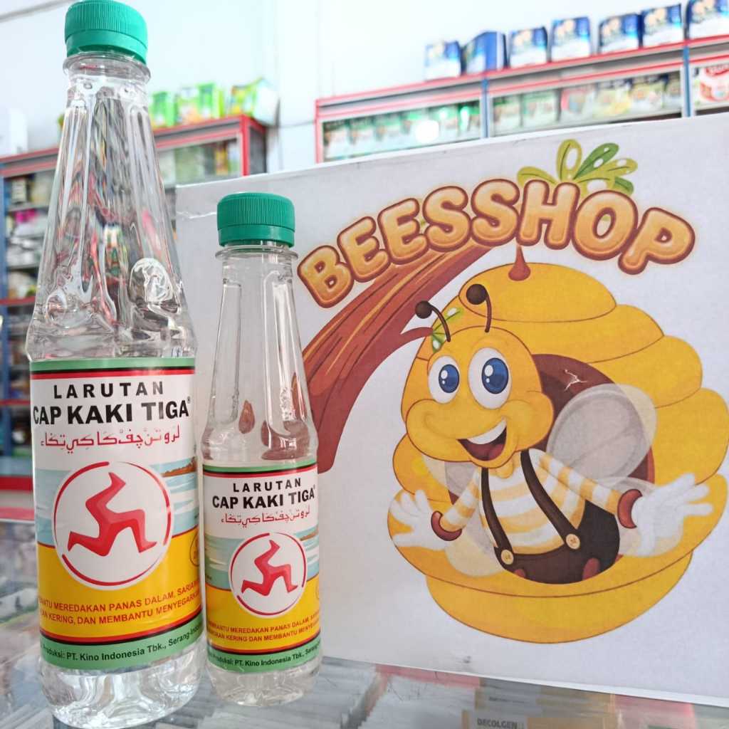 Cap Kaki Tiga Larutan Penyegar Original