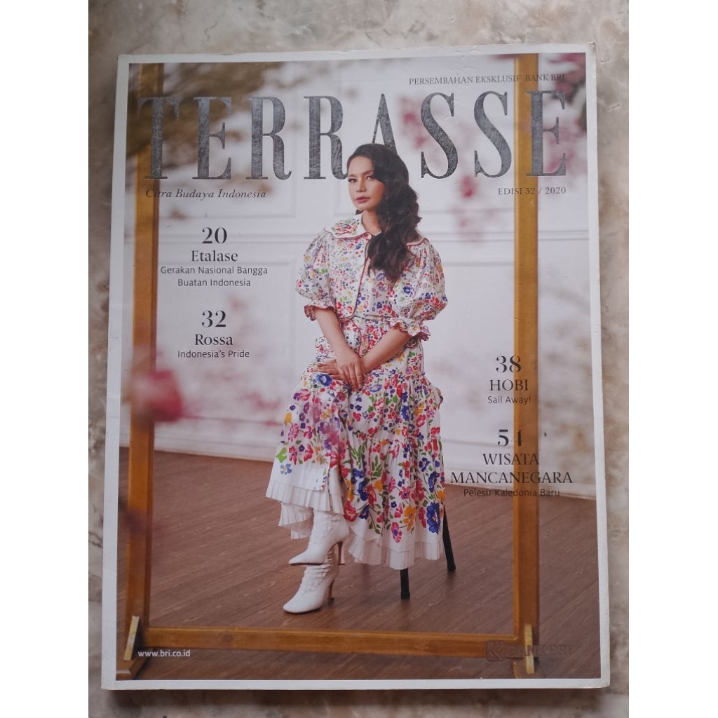 MAJALAH TERRASSE CITRA BUDAYA INDONESIA EDISI 32 2020 cover Rossa original