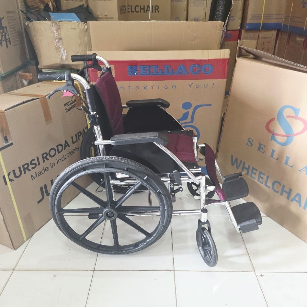 Kursi Roda Alumunium Double Jok Bekas/Seken