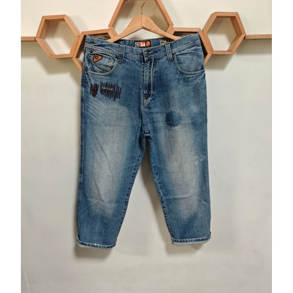 VINTAGE CELANA JEANS AKADEMIKS REGULER SIZE 35