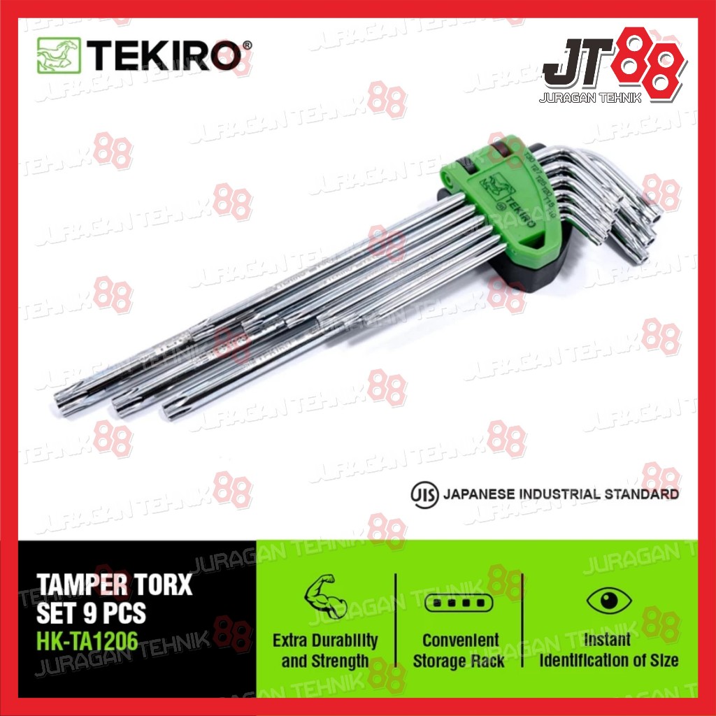 TEKIRO - Kunci L Set BINTANG LUBANG HK-TA1206