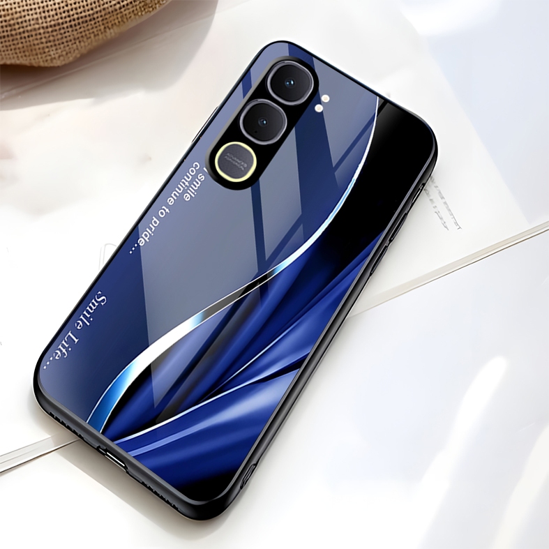 CL Softcase Glass For Vivo Y21D - Case Glass Vivo Y21D - Casing Kaca Y21D Terbaru - Casing Murah Viv