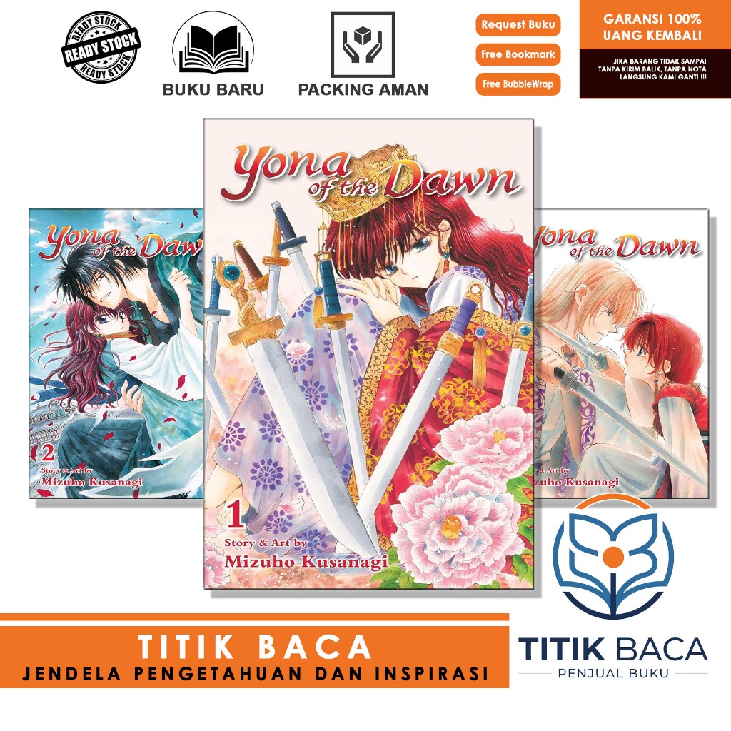 Komik Yona of the Dawn (1 - 42 book series) By Mizuho Kusanagi (English)