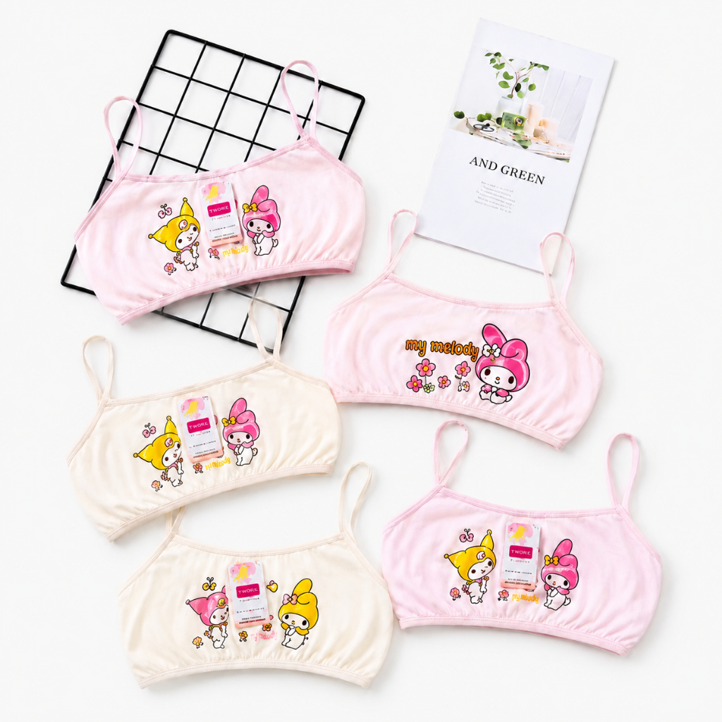 COD - BRA BH MINI SET WANITA PUBERTAS MINISET ANAK KECIL KATUN MURNI PEREMPUAN KATUN SEKOLAH SD SMP 