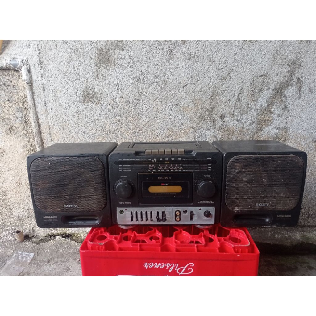 Tape Sony Cfs-1140s Mega Bass,Tape Sony Second, Tape Compo Sony Murah