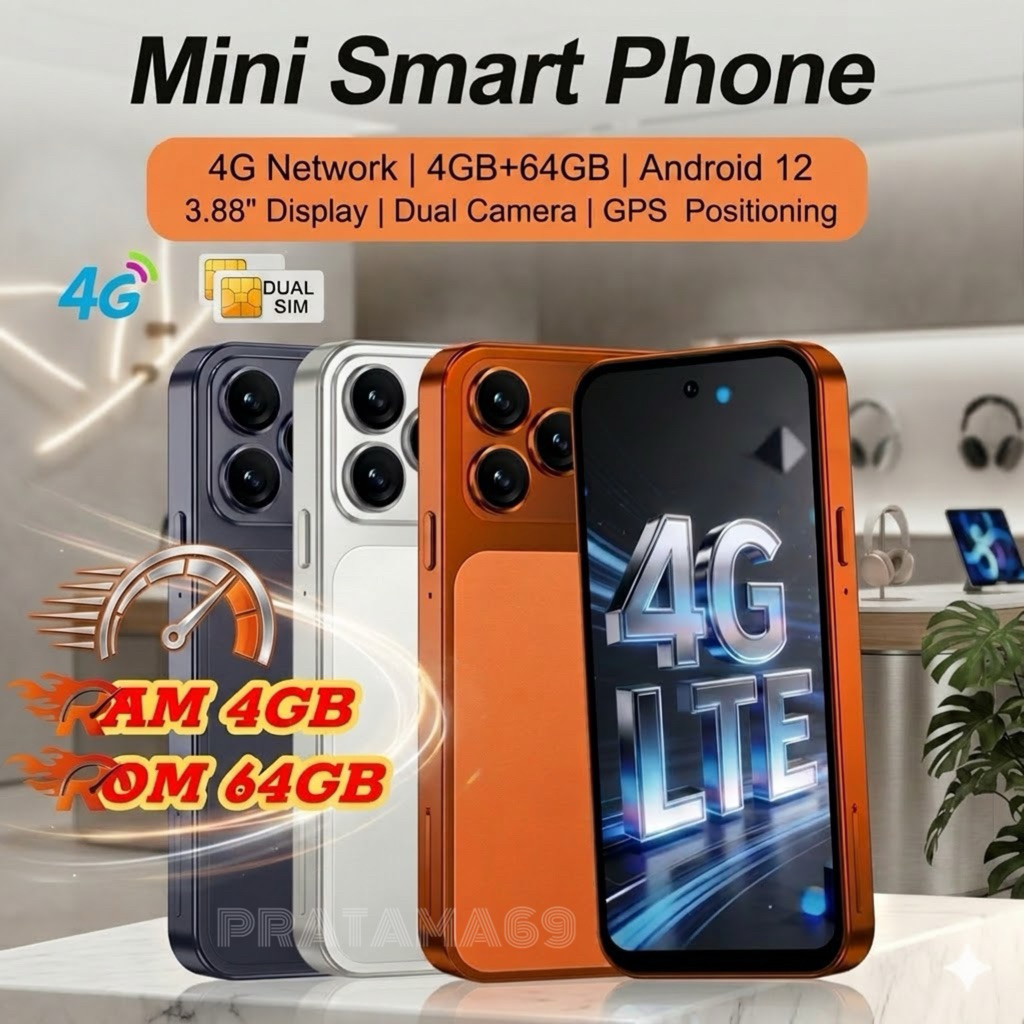 NEW SOYES XS19 PRO 3,88 Inch Jaringan 4G Ram 4GB Rom 64GB Android 12