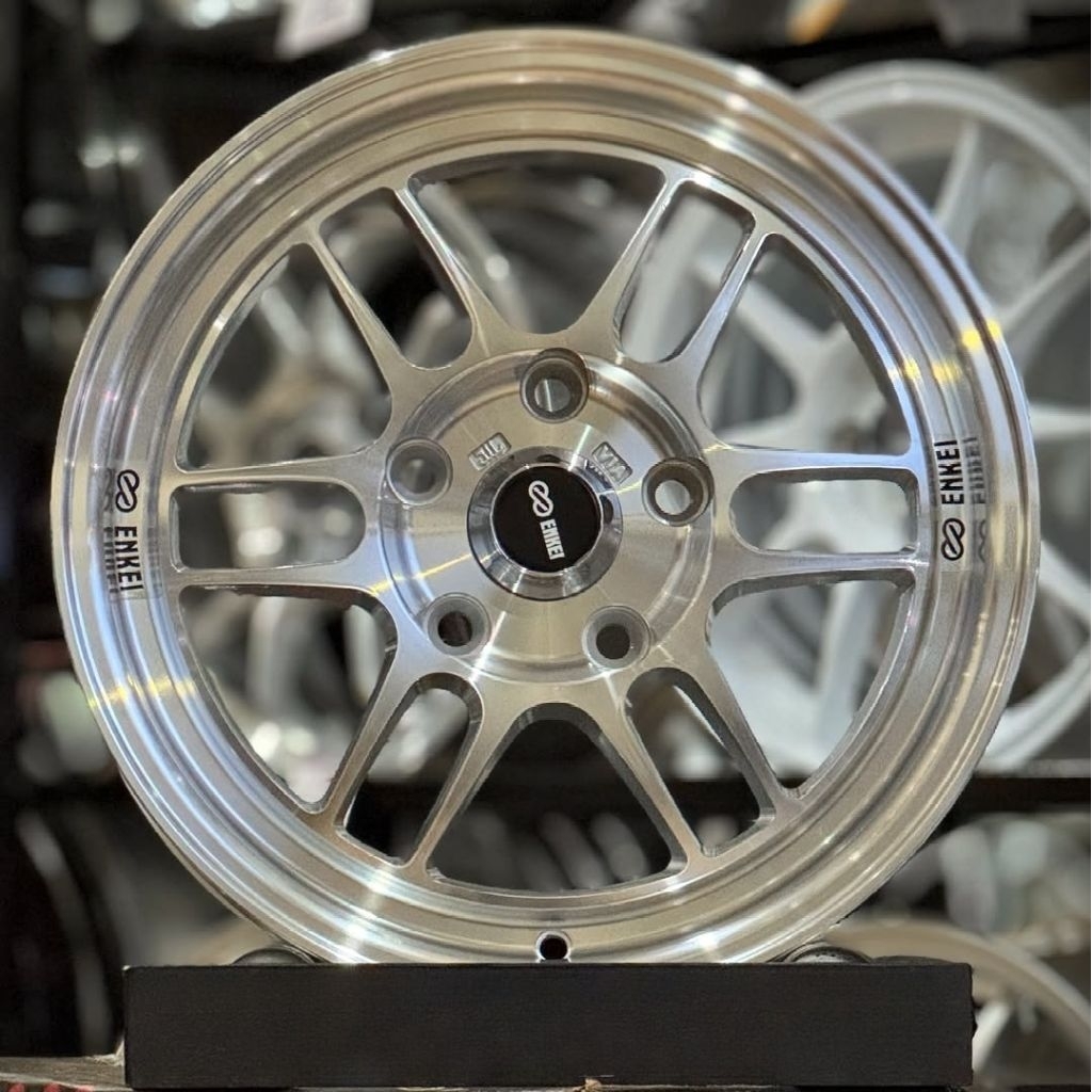 velg mobil ring 15 pcd 5x114,3 ENKEI RPF1 FULL POLISH LEBAR 6,5 ET 40 R15 velg racing Terios xpander