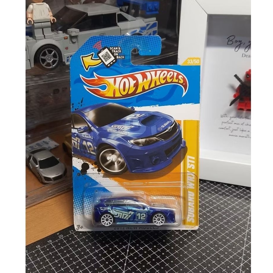 Hot Wheels Subaru WRX STI Biru 2012 New Models Langka
