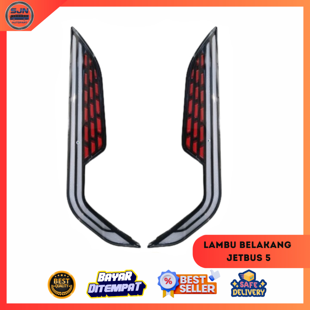 Stop Lamp Bus Jetbus 5/Lampu Belakang JB5/Lampu Rem Bus Jetbus 5 (AKSESORIS BUS DAN TRUCK)