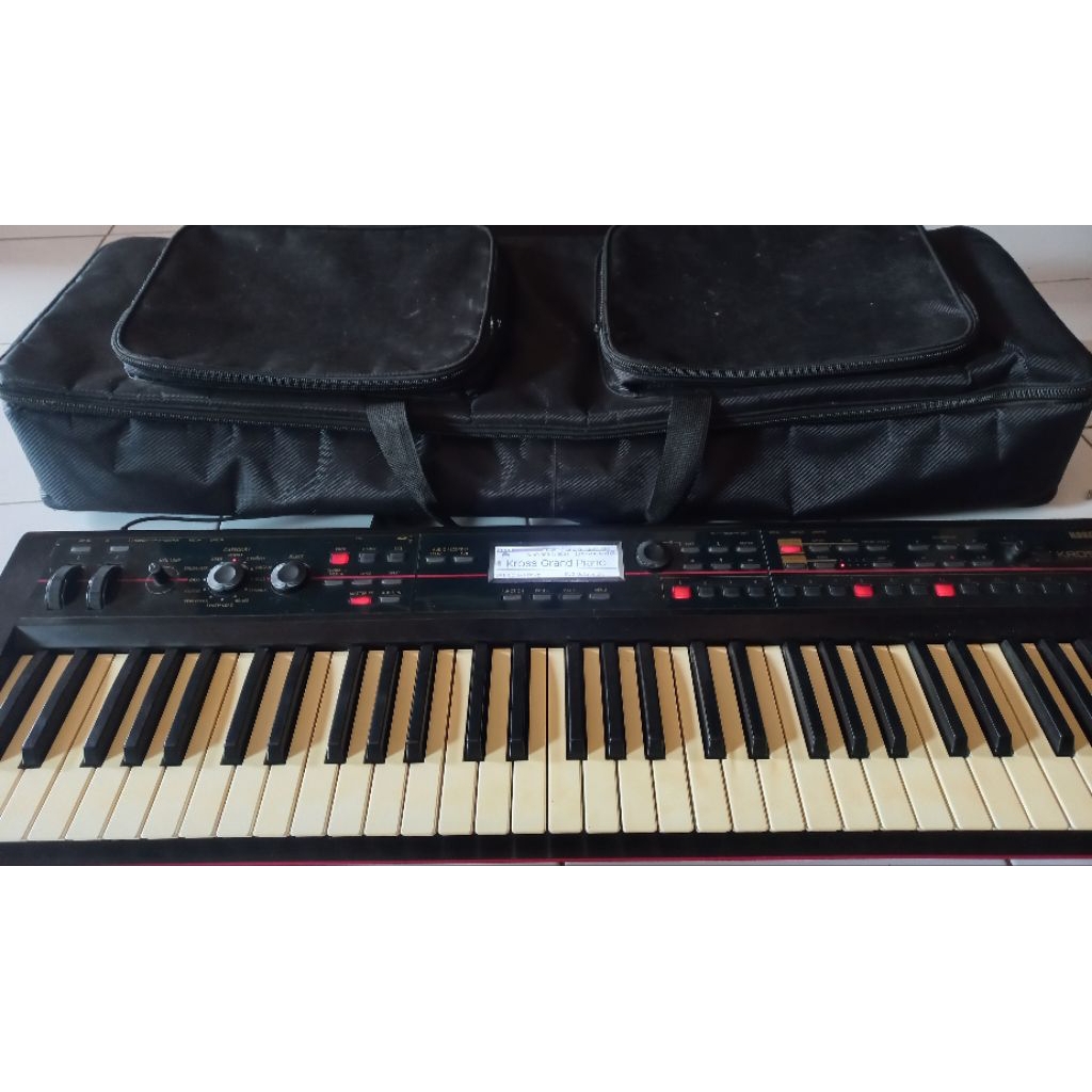 keyboard merk KORG Kross 1 include gigbag super tebal