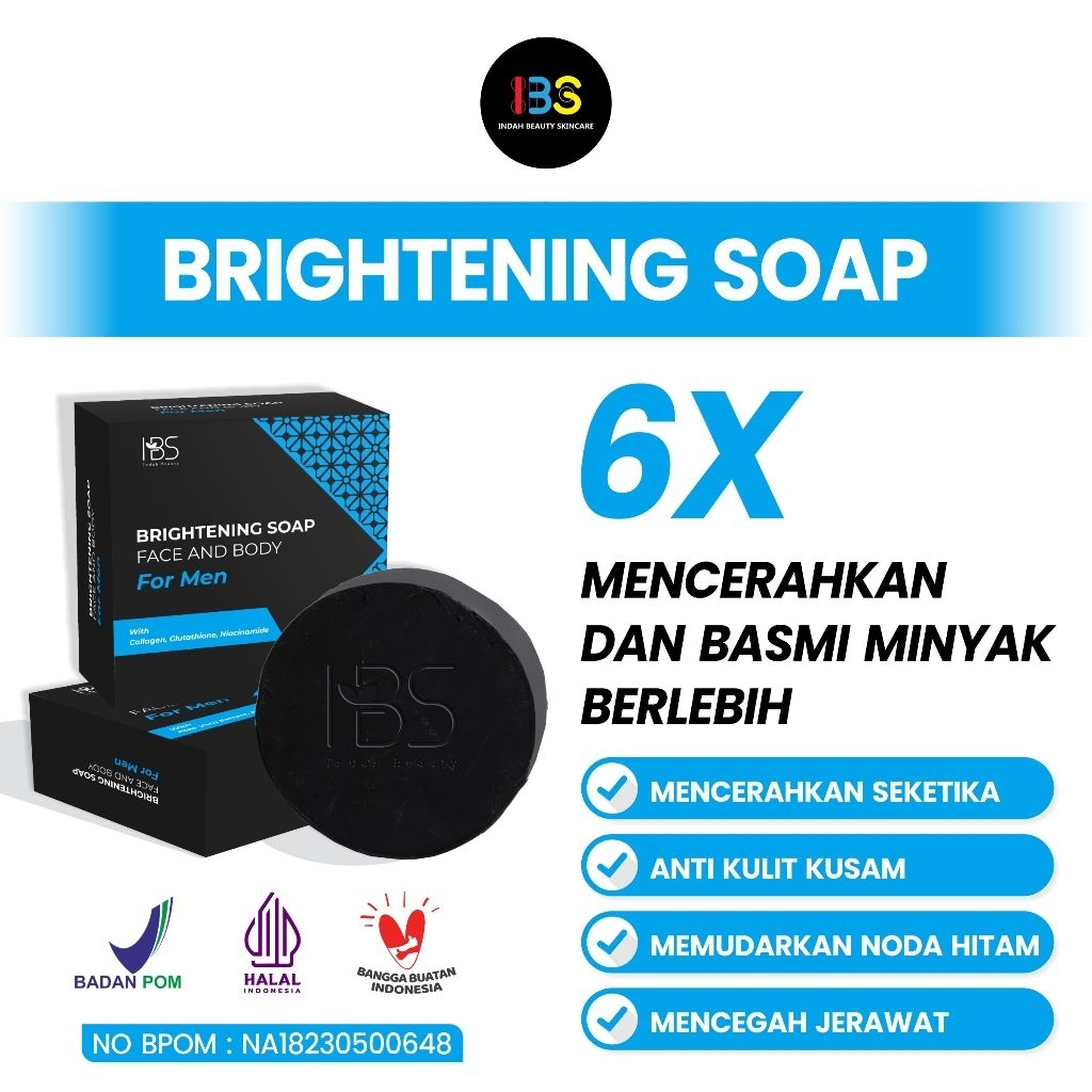 IBS FOR MEN BRIGHTENING SOAP SABUN