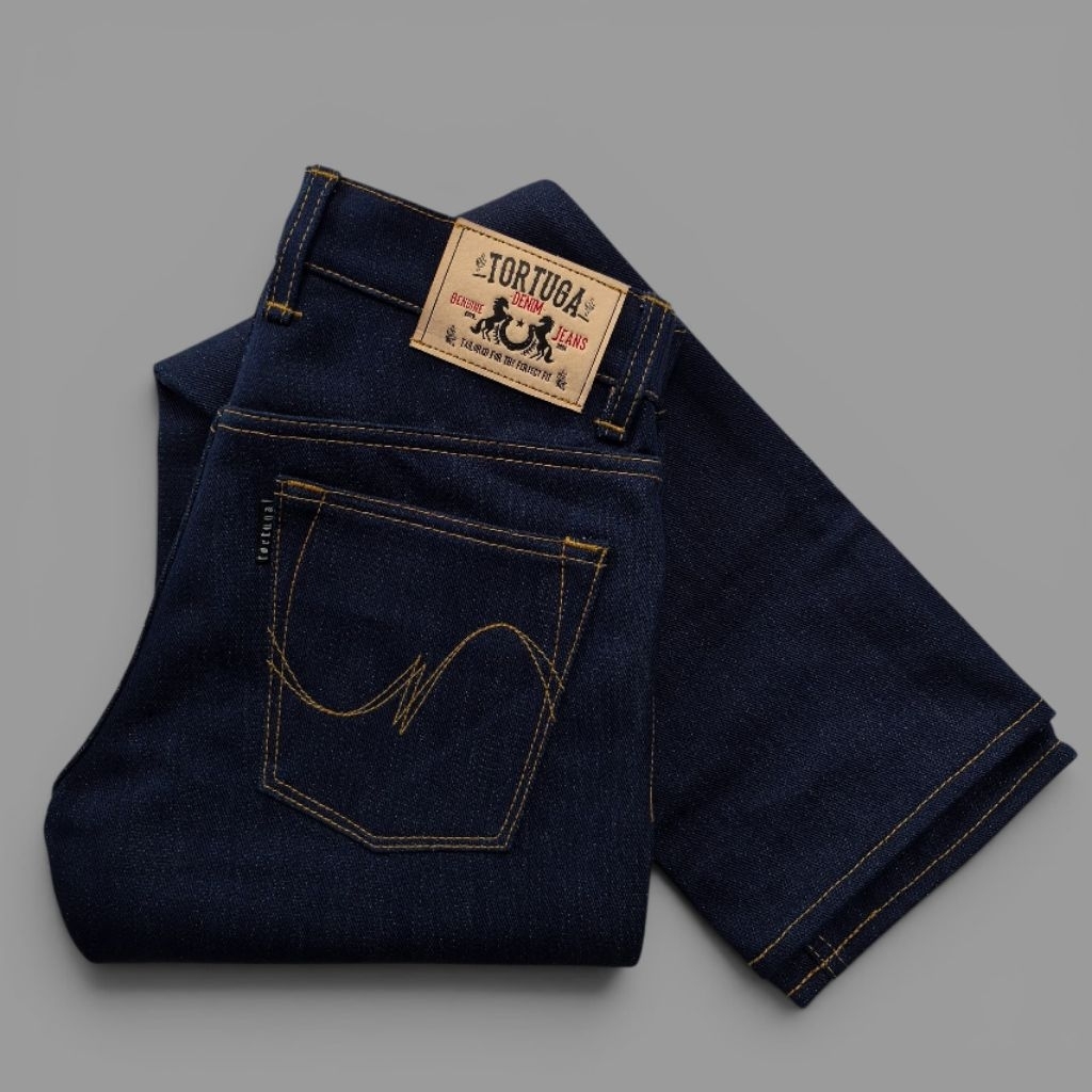 TORTUGA denim THUNDERJAW celana jeans denim, 16oz selvedge accents 1