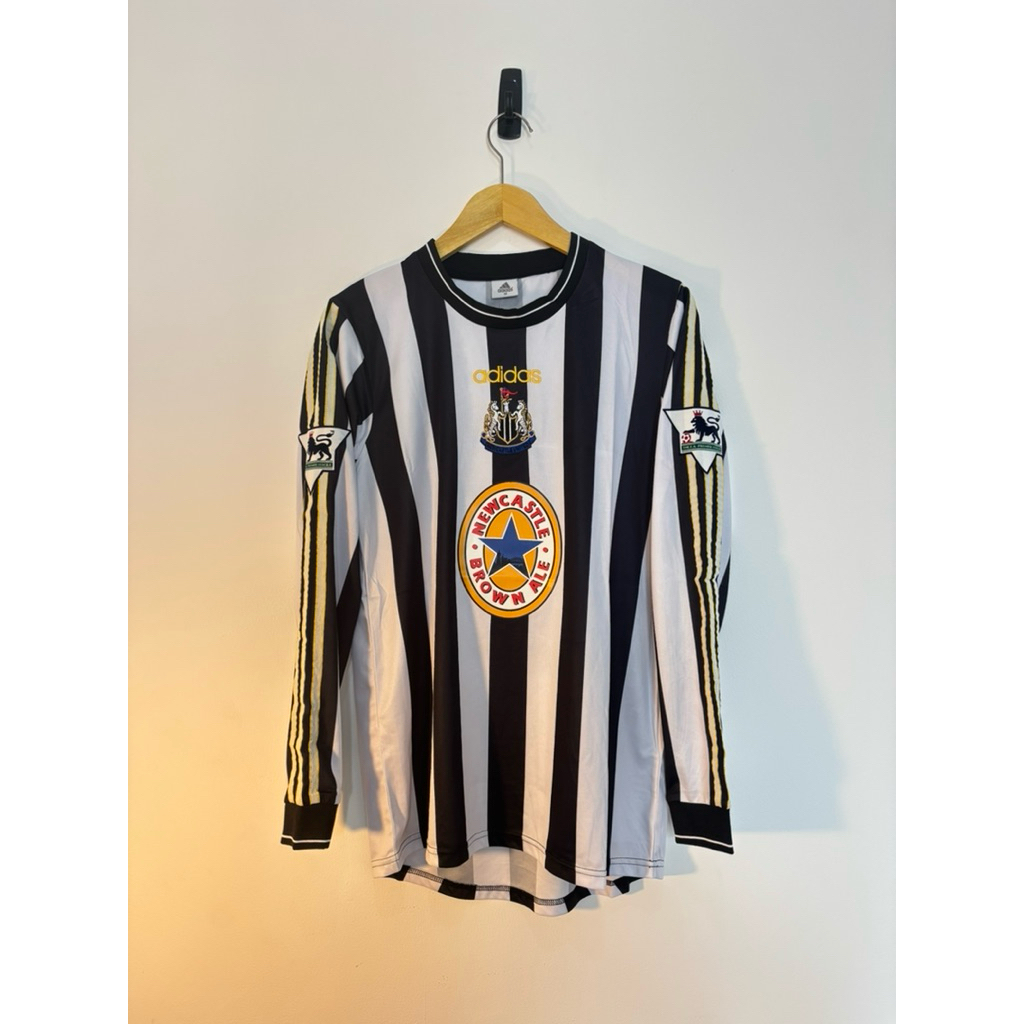 Jersey Long Sleeve Newcastle United Home 1997–1998 Alan Shearer 9 – Size M
