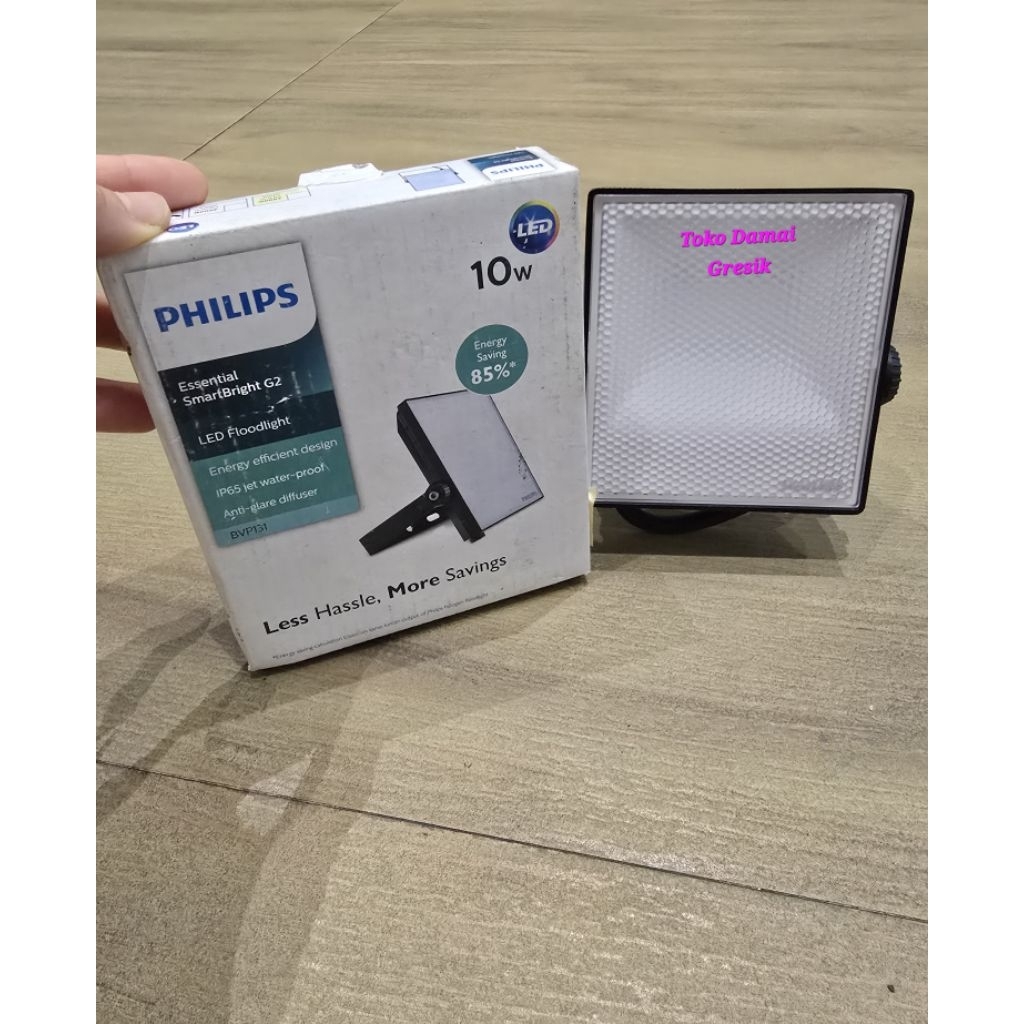 Philips Floodlight BVP131 10W 6500K Cool Daylight BVP 131 Lampu Sorot LED